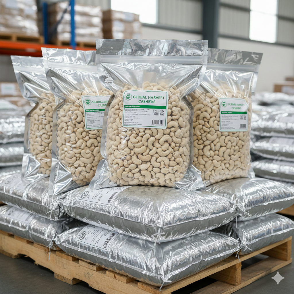 White Process Cashew Nuts W320 price Pre KG/ Wholesales Supply - Image 3
